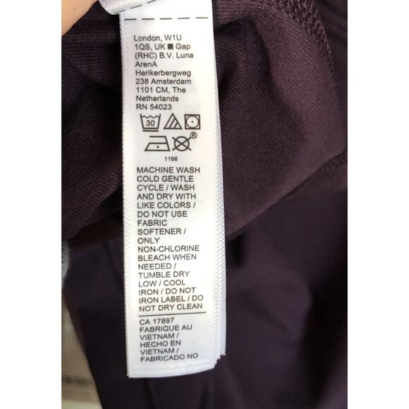 NWT Athleta Crop Long Sleeve Top Womens 3X Purple Athleticwear Athleisure Yoga - Picture 6 of 8